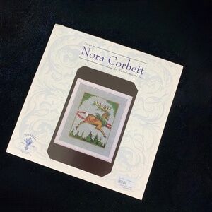 New Sealed Nora Corbett Mirabilia Cross Stitch Blitzen Christmas Eve Couriers
